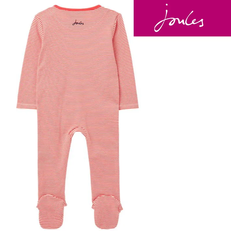 Joules Zippy Babygrow - Red Tractor 